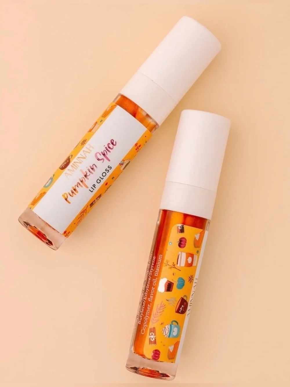 BUY NOW - Aminnah Pumpkin Spice Lip Gloss - Price for 1